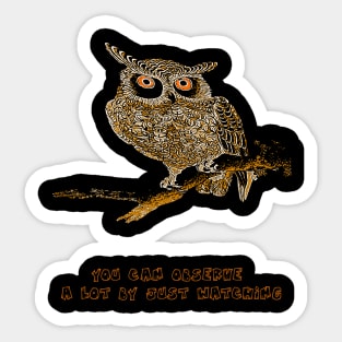 Night Owl Sticker